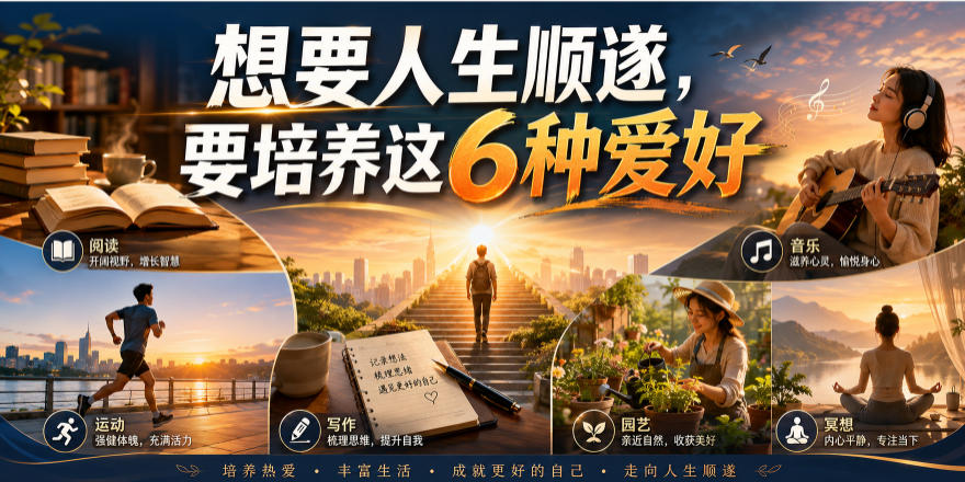 公众号付费文章：想要人生顺遂，要培养这6种爱好-智云网