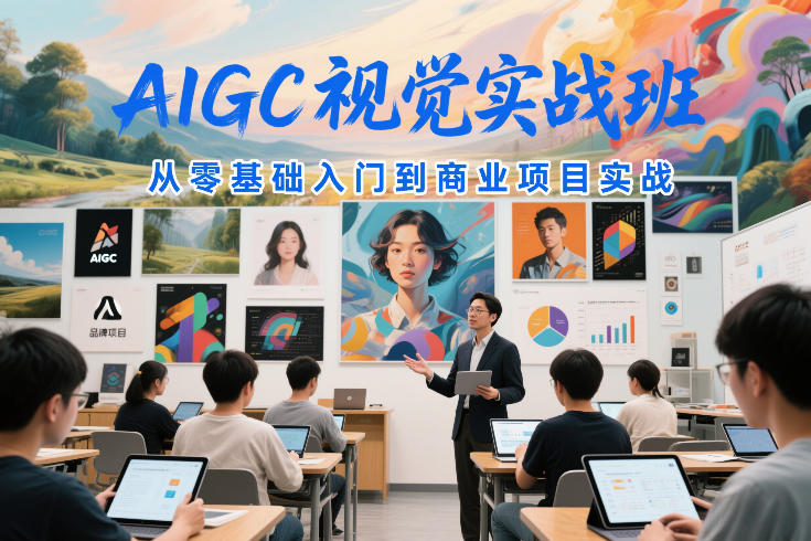 AIGC视觉实战班，从零基础入门到商业项目实战-智云网