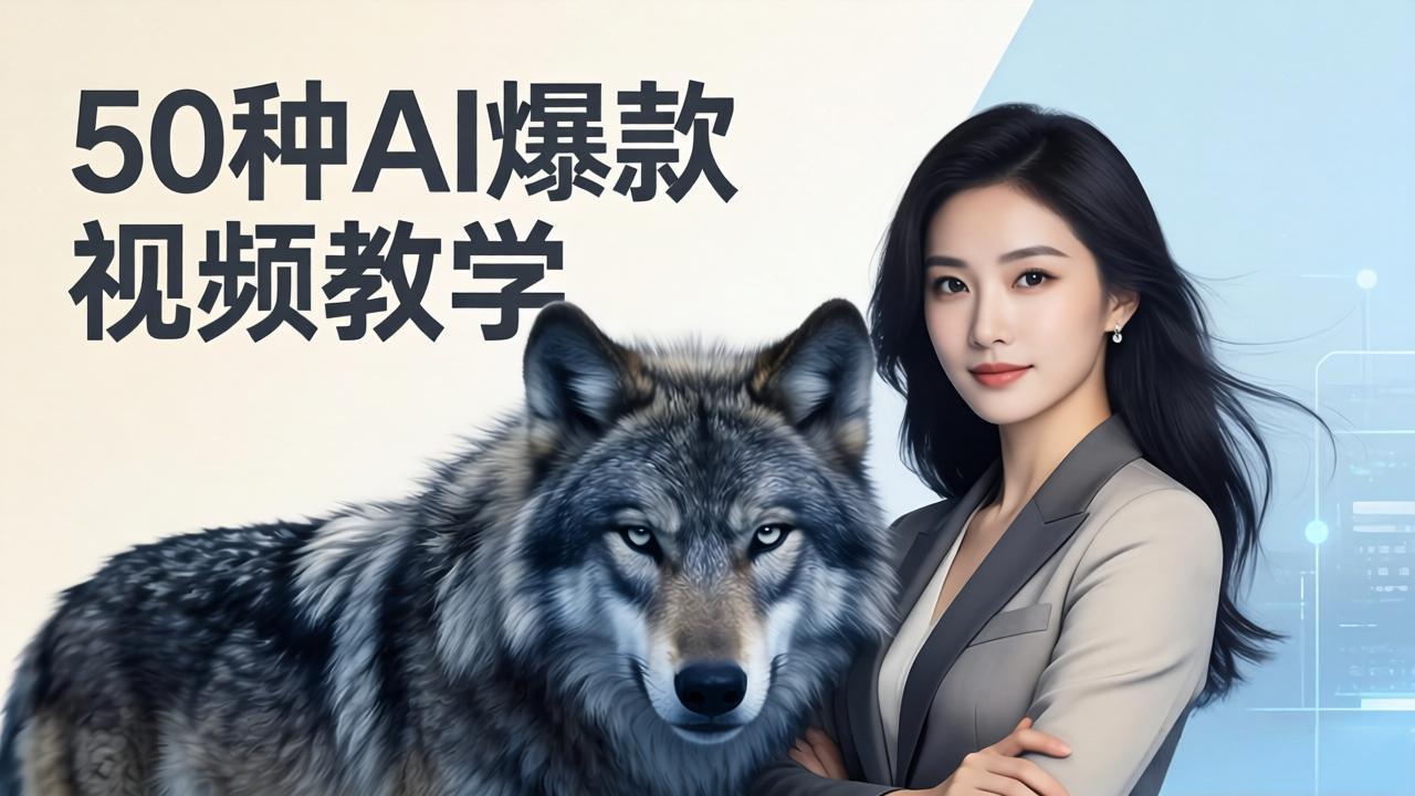 50种AI爆款视频教学：影视级古诗词+治愈萌宠+山海经蛟龙，高阶宝典商业落地-智云网
