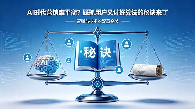 （18600期）AI时代营销难平衡？既抓用户又讨好算法的秘诀来了【原创双语字幕】-智云网