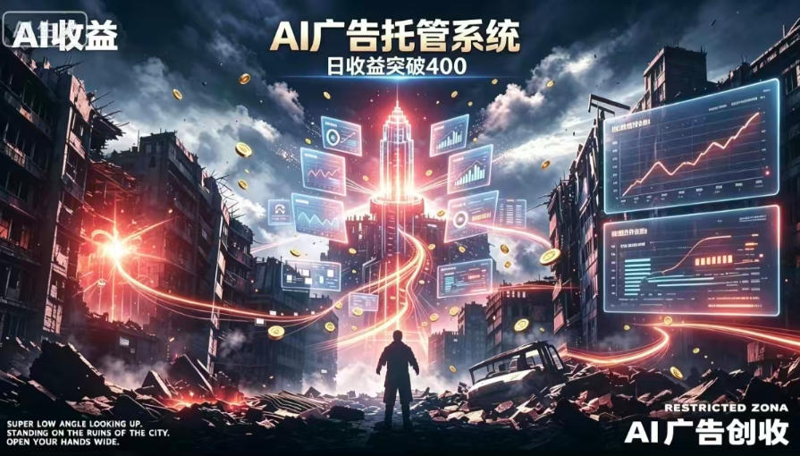 AI智能广告，全自动化运行，单日可达400+，小白新手0基础上手【揭秘】-智云网