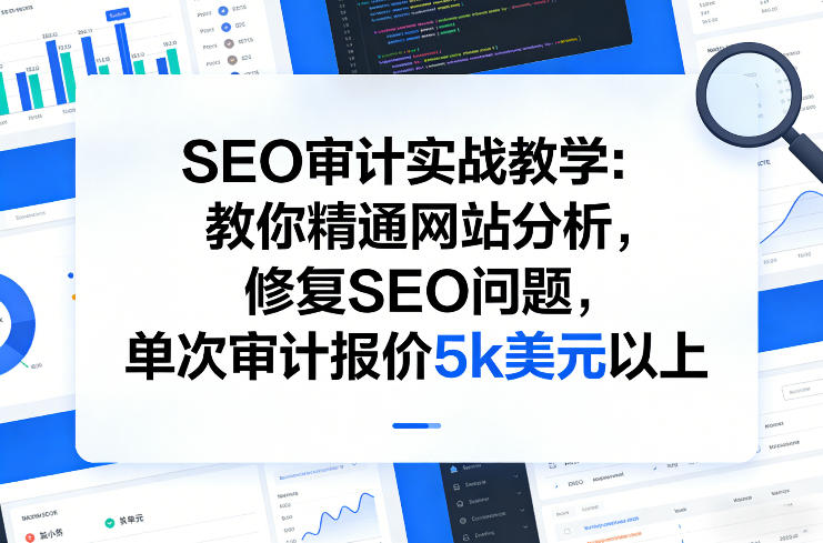 SEO审计实战教学：教你精通网站分析，修复SEO问题，单次审计报价5k美元以上-智云网