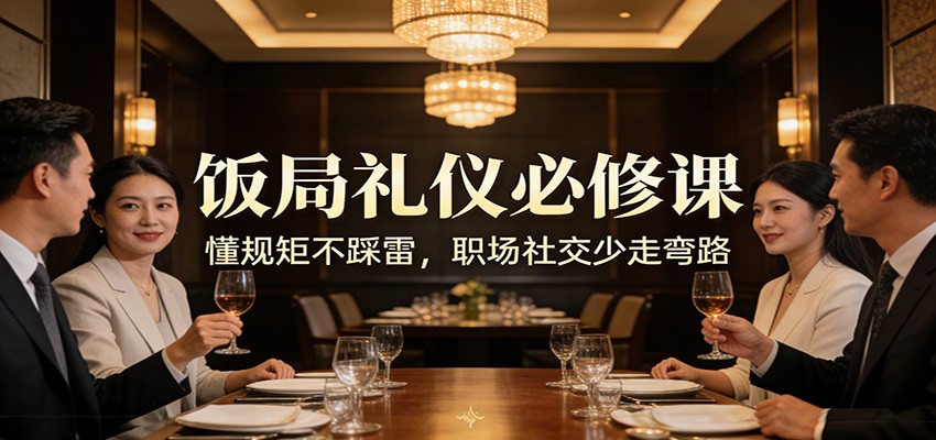 公众号收费文章：《饭局礼仪必修课：懂规矩不踩雷，职场社交少走弯路》-智云网
