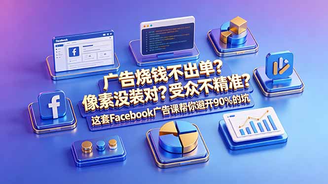 广告烧钱不出单?像素没装对?受众不精准?这套Facebook广告课帮你避开90%的坑-原创双语字幕-智云网