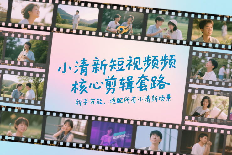 小清新短视频核心剪辑套路，新手万能，适配所有小清新场景-智云网