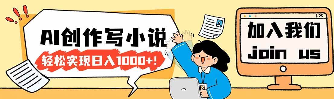 （17822期）26年最新风口项目AI工具创作写小说，轻松实现日入1000+-智云网