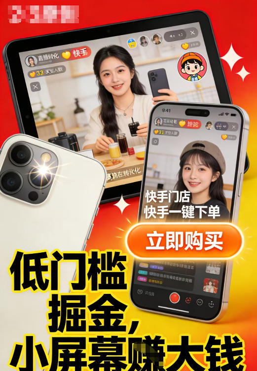 快手小店视频带货项目，适合各类人群低门槛入局-智云网