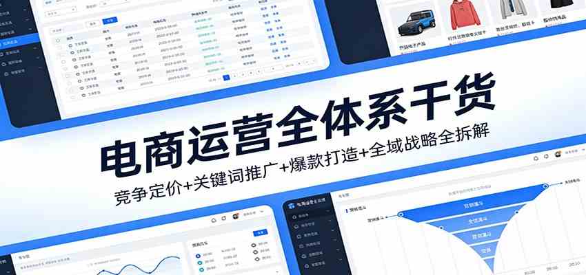 电商运营全体系干货,竞争定价+关键词推广+爆款打造+全域战略全拆解-智云网