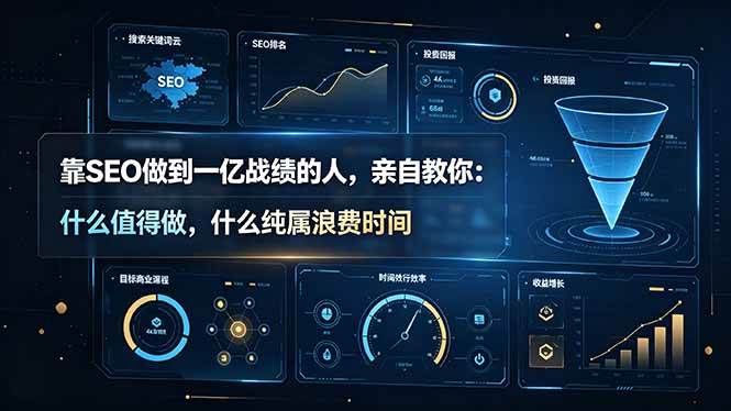 (19197期)靠SEO做到一亿战绩的人,亲自教你:什么值得做,什么纯属浪费时间【原创双语字幕】-智云网