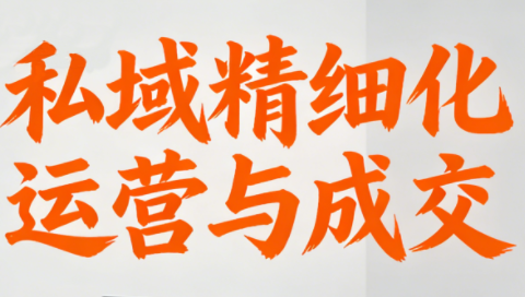 楚老师·私域精细化运营与成交-智云网