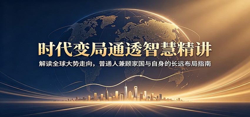 时代变局通透智慧精讲：解读全球大势走向，普通人兼顾家国与自身的长远布局指南-智云网