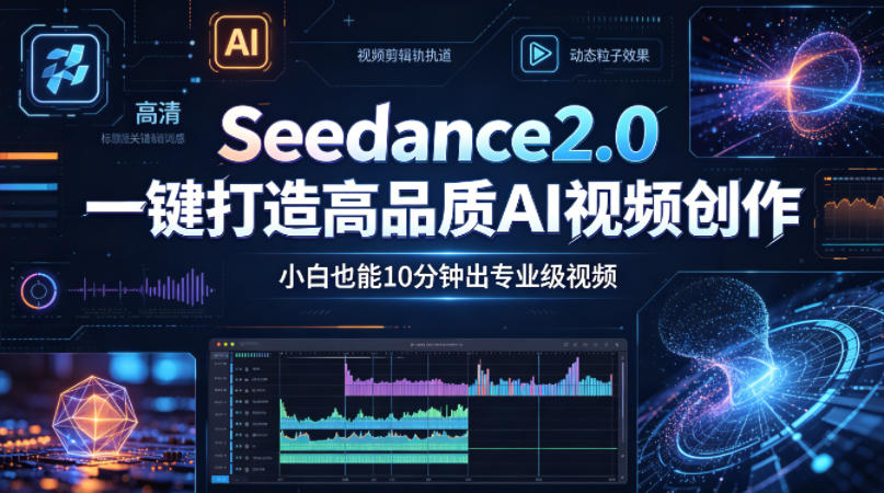 Seedance2.0一键打造高品质AI视频创作,小白也能10分钟出专业级视频-智云网