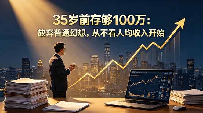 （18689期）35岁前存够100万：放弃普通幻想，从不看人均收入开始-智云网