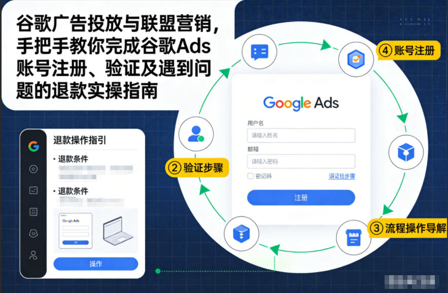 谷歌广告投放与联盟营销，手把手教你完成谷歌Ads账号注册、验证及遇到问题的退款实操指南-智云网