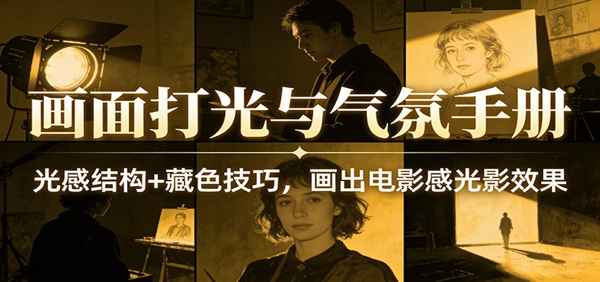 画面打光与气氛手册：光感结构+藏色技巧，画出电影感光影效果-智云网