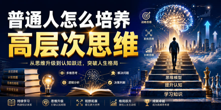 公众号付费文章：普通人怎么培养高层次思维-智云网