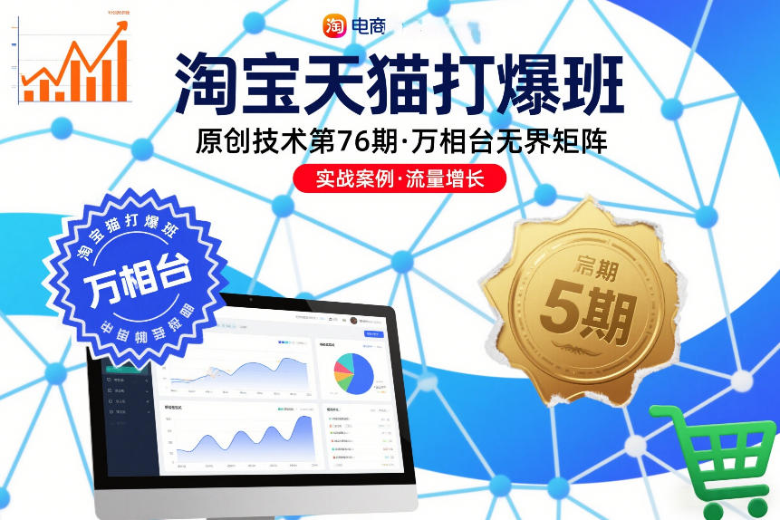 淘宝天猫打爆班原创技术第76期，万相台无界矩阵-智云网