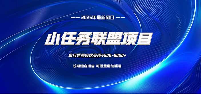 小任务联盟项目：一台电脑每天只需10分钟，轻松简单稳定-智云网