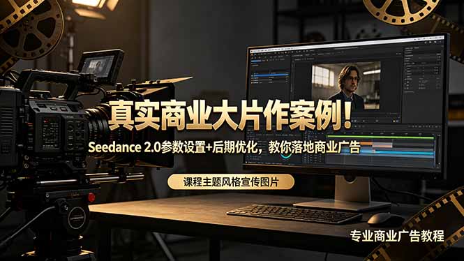 真实商业大片作案例！Seedance 2.0参数设置+后期优化，教你落地商业广告-智云网