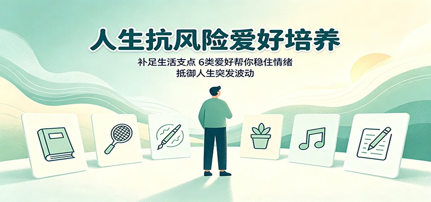 人生抗风险爱好培养:补足生活支点,6类爱好帮你稳住情绪,抵御人生突发波动-智云网