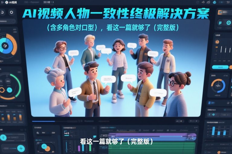 AI视频人物一致性终极解决方案（含多角色对口型），看这一篇就够了（完整版）-智云网