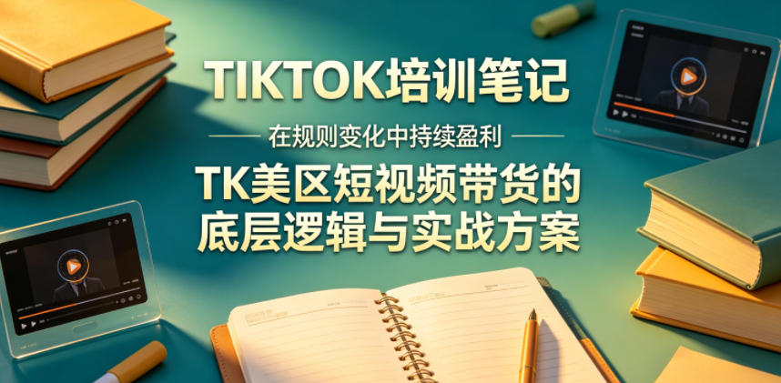 视界跨境TIKTOK4月17培训笔记，在规则变化中持续盈利，TK美区短视频带货的底层逻辑与实战方案【文档】-智云网