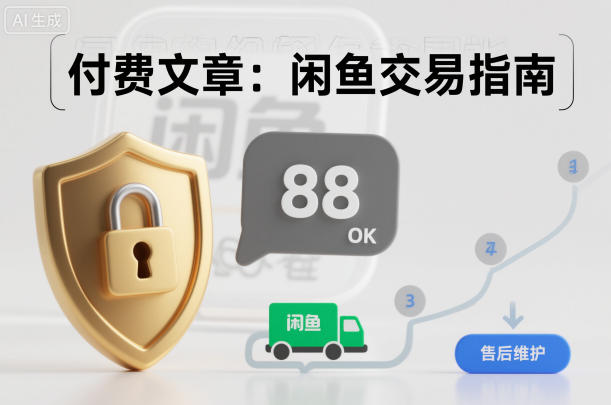 付费文章：闲鱼交易指南，怎么才能降低被坑被马扁的概率-智云网