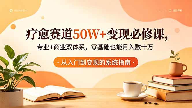 (18523期)疗愈赛道50W+变现必修课,专业+商业双体系,零基础也能月入数十万 (18523期)疗愈赛道50W+变现必修课,专业+商业双体系,零基础也能月入数十万