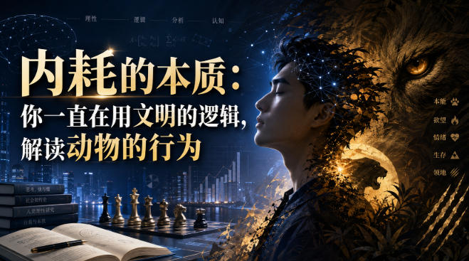 付费文章:内耗的本质:你一直在用文明的逻辑,解读动物的行为-智云网