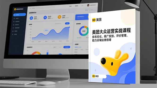 美团大众运营实战课程，排名优化、推广投放、评价管理，助力店铺业绩倍增-智云网