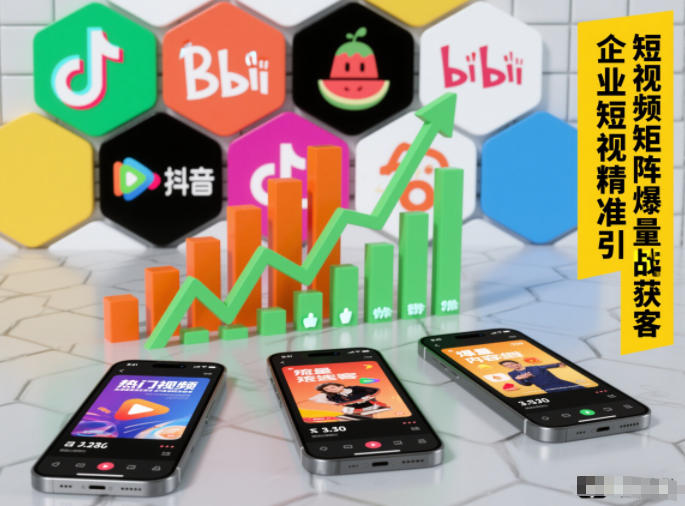 企业短视频精准引流矩阵获客，短视频矩阵爆量战法-智云网