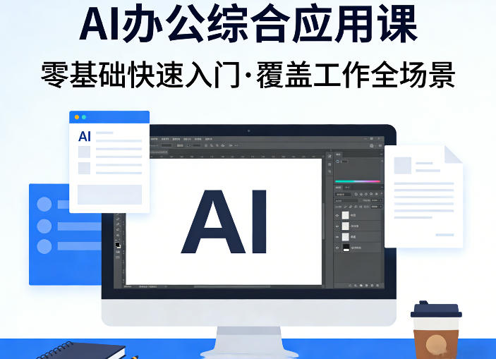 AI办公综合应用课，零基础快速入门，覆盖了工作中各种应用场景-智云网