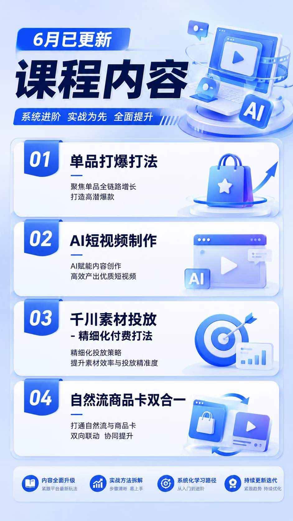 （19767期）2026抖店运营新课｜8月更新｜不动销起店+商品卡爆发｜达人玩法+店群批量复制｜轻松玩转抖音小店全域流量
