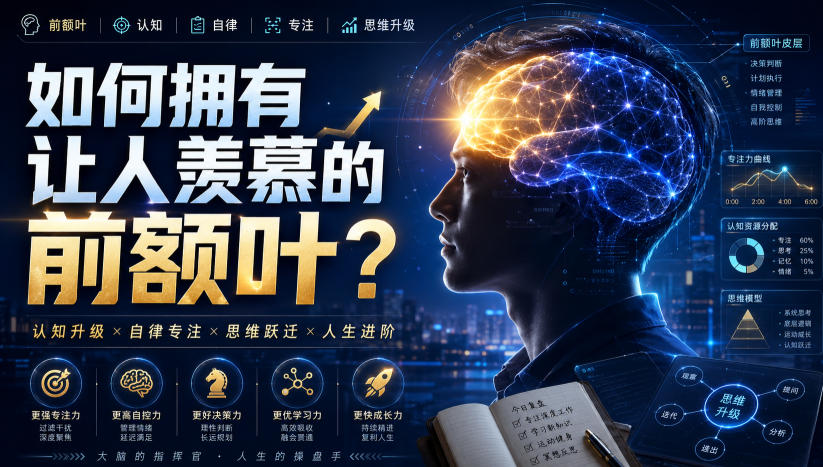 付费文：如何拥有让人羡慕的前额叶？-智云网