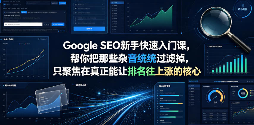 Google SEO新手快速入门课，帮你把那些杂音统统过滤掉，只聚焦在真正能让排名往上涨的核心动作【原创双语字幕】-智云网